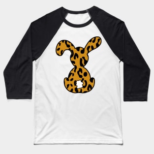 Leopard Print bunny Baseball T-Shirt